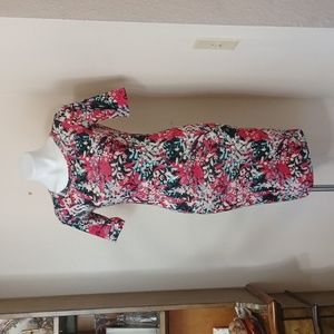 LuLaRoe Julia Dress Size XXS.  MIDI.  Short sleeve, crew neck.